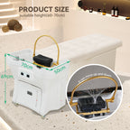 头疗洗头床水循环熏蒸美容院专用即热热水器一体床泰式按摩搓背床