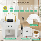 头疗洗头床水循环熏蒸美容院专用即热热水器一体床泰式按摩搓背床