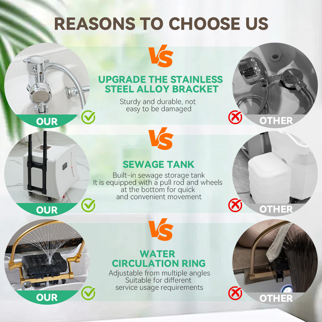 头疗洗头床水循环熏蒸美容院专用即热热水器一体床泰式按摩搓背床